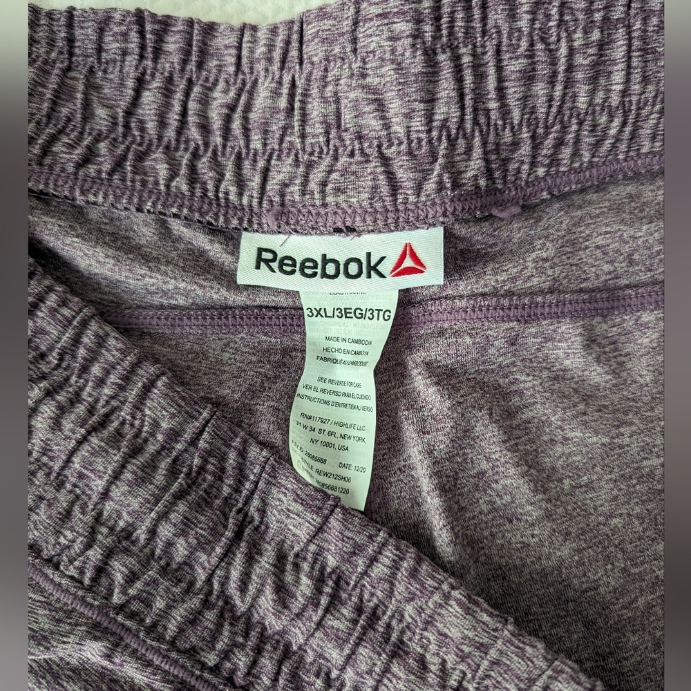 Reebok Size 3XL Womens Purple Cross Fit Running Shorts. - Picture 6 of 7